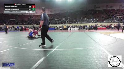 150 lbs Consi Of 32 #2 - Brody Heimer, Ada Junior High vs Jimmy DeArmon, Bixby