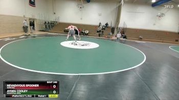 285 lbs Cons. Round 2 - Ayden Cooley, Mountain View vs Nevaehyous Spooner, Rawlins