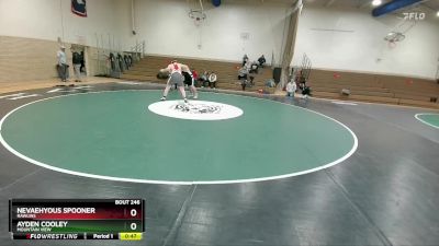 285 lbs Cons. Round 2 - Ayden Cooley, Mountain View vs Nevaehyous Spooner, Rawlins