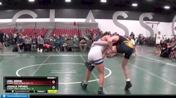 112 lbs Round 1 (8 Team) - Joel Brink, Junior Terps Xpress (MY) vs Joshua Piparo, Junior Terps Xtreme (MY)