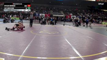 138 lbs Cons. Round 3 - Jax Mescher, Bishop Kelly vs Wylee Bidiman, Homedale