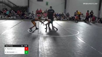 58 lbs Semifinal - Damien Yeoman, Sebolt vs Greyson McDonald, Garage Boyz