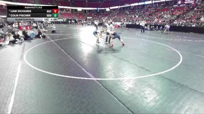 D3-165 lbs Quarterfinal - Liam Richards, Oostburg vs Colin Fischer, Bonduel