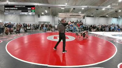138 lbs Champ. Round 1 - Paul Riebschlager, Ralston Valley vs Onyx Castillo, Mountain Range