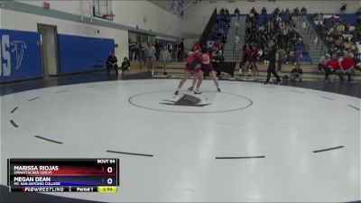 160 lbs Quarterfinal - Megan Dean, Mt. San Antonio College vs Marissa Riojas, Unnattached (UNLV)