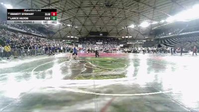 Boys 3A 190 lbs Cons. Round 3 - Emmett Stewart, Silas vs Lance Hilton, Ridgeline