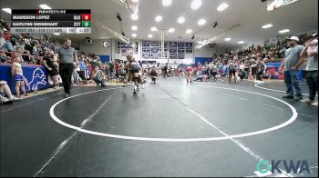 110-117 lbs Rr Rnd 1 - Madisson Lopez, Blue Devil Wrestling vs Kaitlynn Swinehart, Standfast