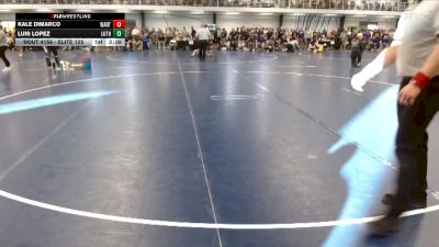 Elite 125 lbs Cons. Round 3 - Luis Lopez, Luther vs Kale DiMarco, Wartburg