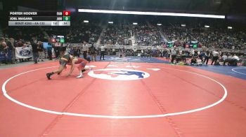 4A-132 lbs Cons. Round 3 - Porter Hoover, Evanston vs Joel Magana, Jackson Hole