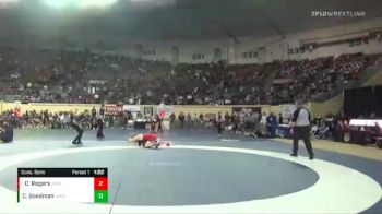 6A-160 lbs Cons. Semi - Caleb Rogers, Bixby vs Carter Goodman, Sand Springs