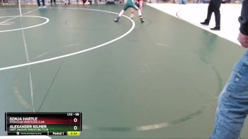 98 lbs Cons. Semi - Alexander Kilmer, Port Angeles Wrestling Club vs Sonja Hartle, Steelclaw Wrestling Club