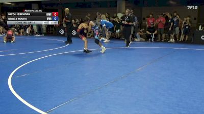 78 lbs Cons. Rd Of 16 - Nico Lissenden, Ruthless WC vs Eliace Majka, Black Fox Wrestling Academy