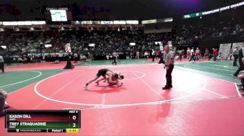 134 lbs Cons. Semi - Kason Dill, DAB1 vs Trey Straquadine, EAG2