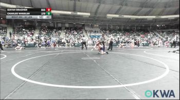 64 lbs Round Of 16 - Izayah Brasher, Buck Pride Wrestling vs Charles Wheeler, Locust Grove Youth Wrestling