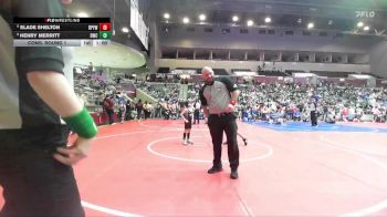 52 lbs Cons. Round 1 - Henry Merritt, Bentonville Wrestling Club vs Slade Shelton, Benton Parks Youth Wrestling