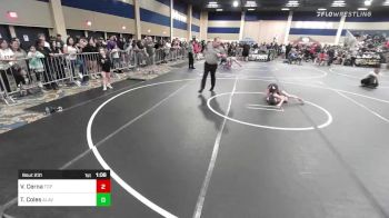 64 lbs Rr Rnd 3 - Valeria Cerna, Top Dog WC vs Timi Coles, Alavanca