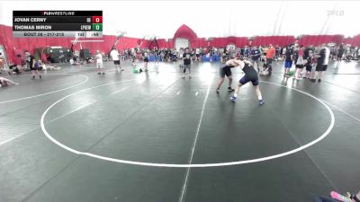 217-218 lbs Round 2 - Jovan Cerny, Oswego East vs Thomas Miron, Long Prairie Grey Eagle-Browerville Wolves