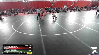 86 lbs Cons. Round 2 - Michael Gehring, Slinger Red Rhinos Wrestling Club vs Jakob Sleznikow, Wisconsin