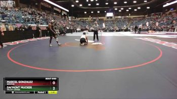 5A-215 lbs Quarterfinal - Dai`mont Mucker, Valley Center vs Marcel Gonzalez, Newton