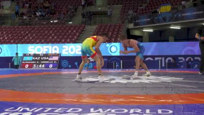 65 kg Qual - Vince Cornella, USA vs Olzhas Olzhakanov, KAZ