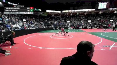 54 lbs Champ. Round 1 - Hilton Winter, PBG1 vs Ashlynn Parker, NRW2