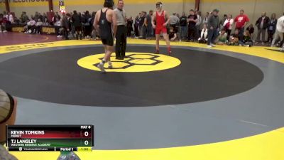 157 lbs Cons. Round 2 - Kevin Tomkins, Marist vs TJ Langley, Western Reserve Academy