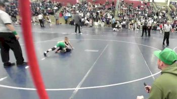 61 lbs Quarterfinal - Lockwyn Carlston, Olympus Wrestling vs Lincoln Greenhalgh, Grantsville Wrestling Club