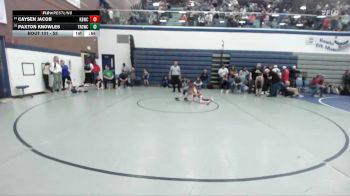 53 lbs Cons. Round 2 - Caysen Jacob, Kimberly Bulldog Wrestling Club vs Paxton Knowles, Thunder Ridge Outlaws Wrestling Club