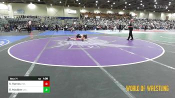 135 lbs Semifinal - Samantha Ramos, Prosser Wrestling Academy vs Brynn Madden, USA Gold