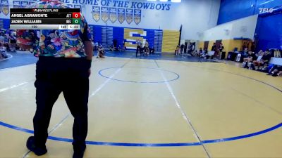 120 lbs Champ Round 1 (16 Team) - Jaden Williams, Wellington vs Angel Agramonte, Attack WC