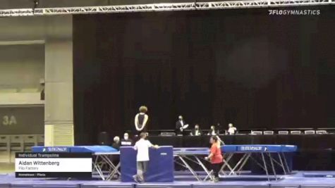 Aidan Wittenberg - Individual Trampoline, Flip Factory - 2021 USA Gymnastics Championships