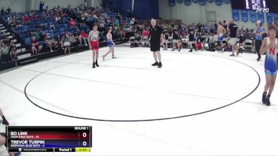 108 lbs Round 1 (6 Team) - Samuel Brown, Nebraska Blue Boys vs Brecken Bral, Team Iowa Boys