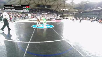 Boys 1B/2B 126 Champ. Round 1 - RIcardo Lara, Liberty Bell vs Hunter Hipp, Napavine