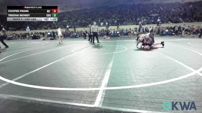 Round Of 32 - Cooper Frank, HBT Grapplers vs Tristan Mowdy, Checotah Matcats