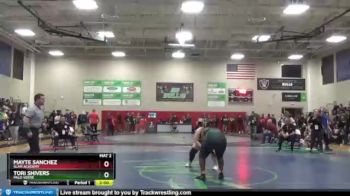 235 lbs Quarterfinal - Tori Shivers, Palo Verde vs Mayte Sanchez, SLAM Academy