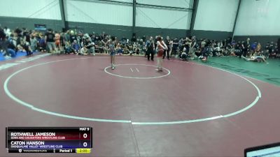 87 lbs Cons. Round 3 - Rothwell Jameson, Sons And Daughters Wrestling Club vs Caton Hanson, Snoqualmie Valley Wrestling Club