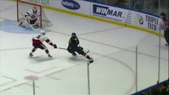 Calvin Crombie Answers Back For Barrie In Game 2 With Rebound Goal