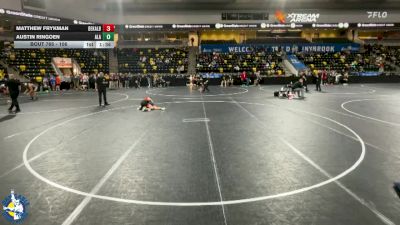 106 lbs Cons. Round 3 - Matthew Frykman, DeKalb vs Austin Ringoen, Albert Lea Area