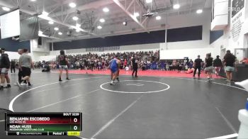 285 lbs Quarterfinal - Benjamin Escobedo, Los Altos HS vs Noah Huss, Moorpark Wrestling Club