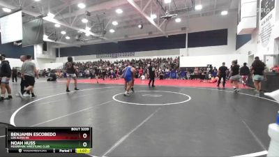 285 lbs Quarterfinal - Benjamin Escobedo, Los Altos HS vs Noah Huss, Moorpark Wrestling Club