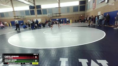 155lbs Cons. Round 4 - Mycah Good, Aberdeen (Girls) vs Carys Lenihan, Camas (Girls)