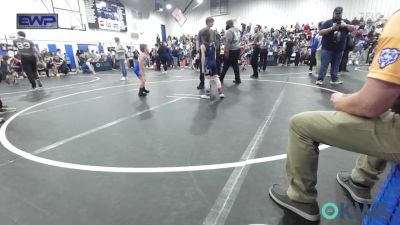 52 lbs Quarterfinal - Carston Fry, Blue Devil Wrestling vs Bentley Story, Noble Takedown Club