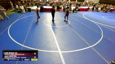 157 lbs Champ. Round 1 - Luis Rosas Jr., Manteca Cobras Wrestling Club vs Jack Boston, Community Youth Center - Concord Campus Wrestling