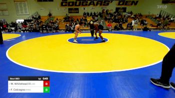 218 lbs Consolation - Melvin Whitehead Lll, Liberty (NV) vs Foley Calcagno, Immaculate Conception (IL)