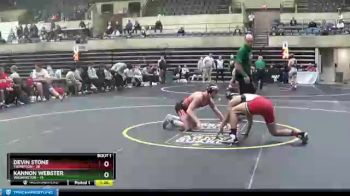 138 lbs Round 1 (4 Team) - Kannon Webster, Washington vs Devin Stone, Thompson