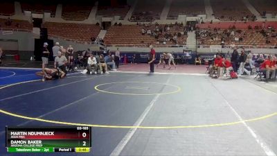 D3-165 lbs Cons. Round 1 - Martin Ndumnjeck, Agua Fria vs Damon Baker, Arizona College Prep