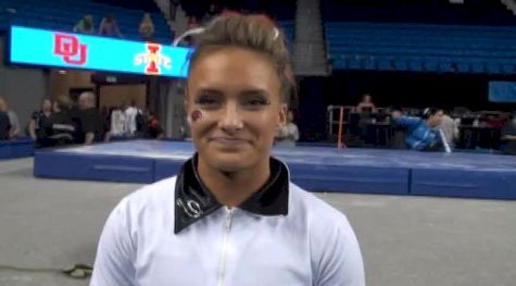 Katherine Grable after her fantastic meet at NCAA Championships
