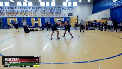 190 White 1st Place Match - CJ McCutcheon, Riverview (Sarasota) vs Deacon Delong, Osceola