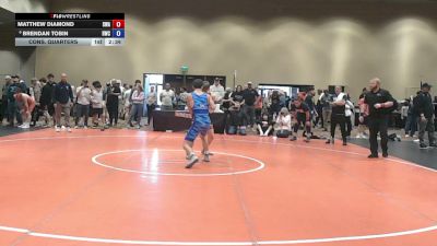 144 lbs Cons. Quarters - Matthew Diamond, Savage Wrestling Academy vs Brendan Tobin, Headhunters Wrestling Club