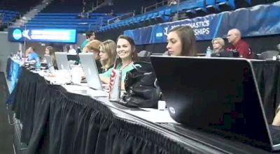 Behind the Scenes on Press Row Just Before the Super Six